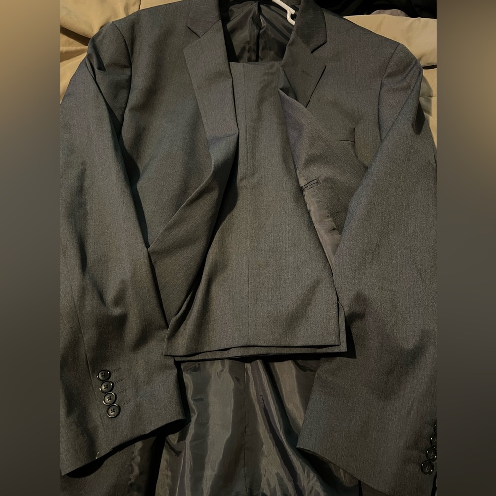 Grey suit